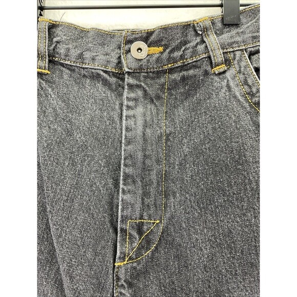 Vintage Y2K Makavelli Black Denim Jeans Mens sz 38x34 - Picture 3 of 9